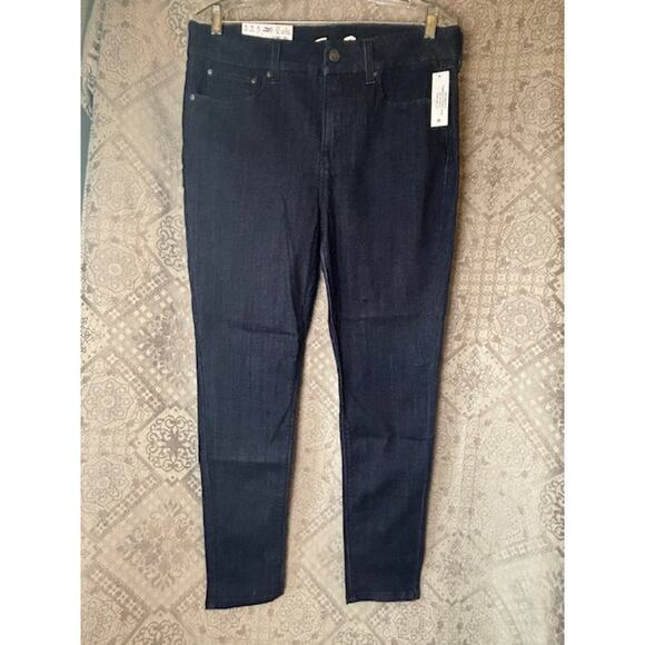 NWT Seven for All Mankind TummyLess High Rise Skinny Jeans Women's 12 Denim - Picture 3 of 6